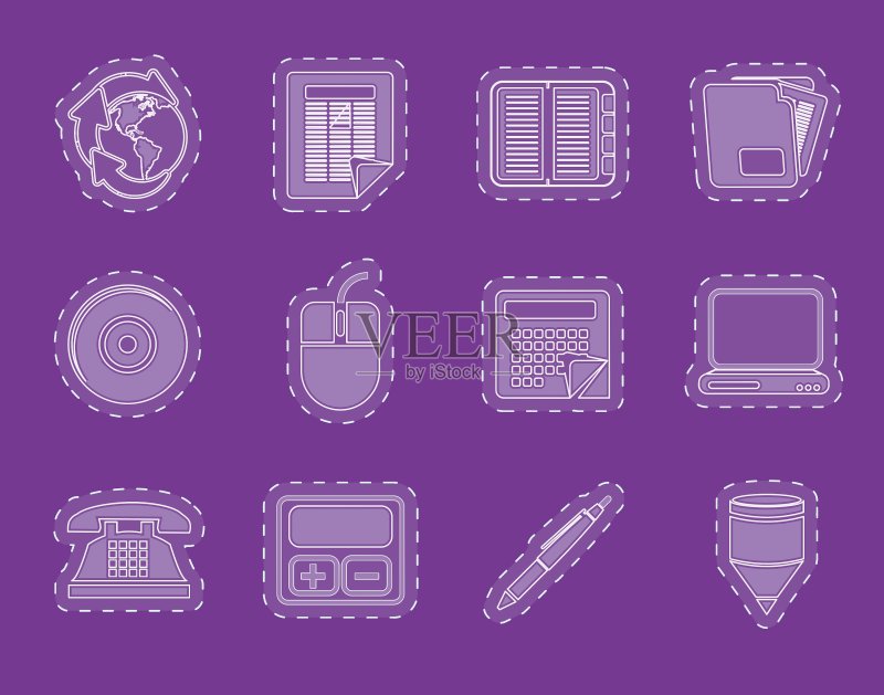 办公工具图标图标素材