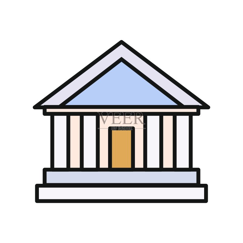 银行办公室图标图标素材