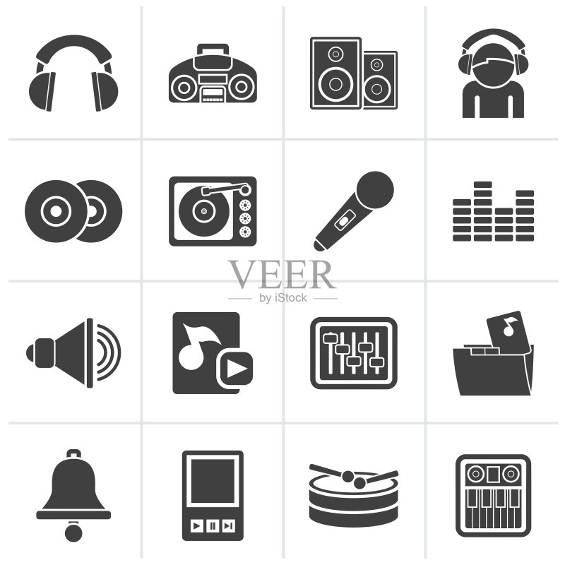 音乐和声音图标图标素材