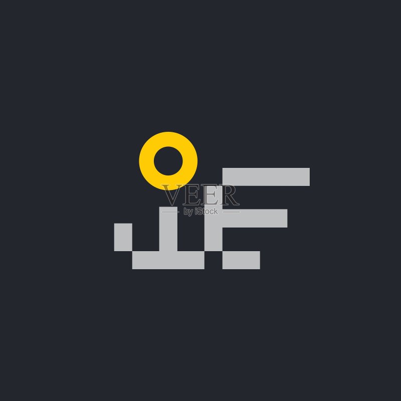 字母W和E的标志图标素材