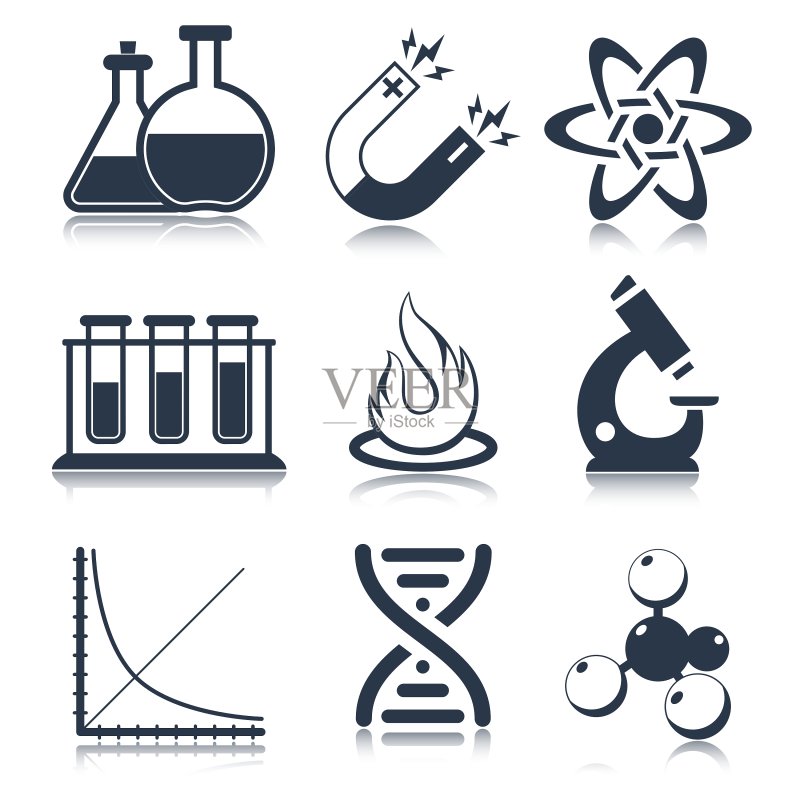物理科学图标图标素材