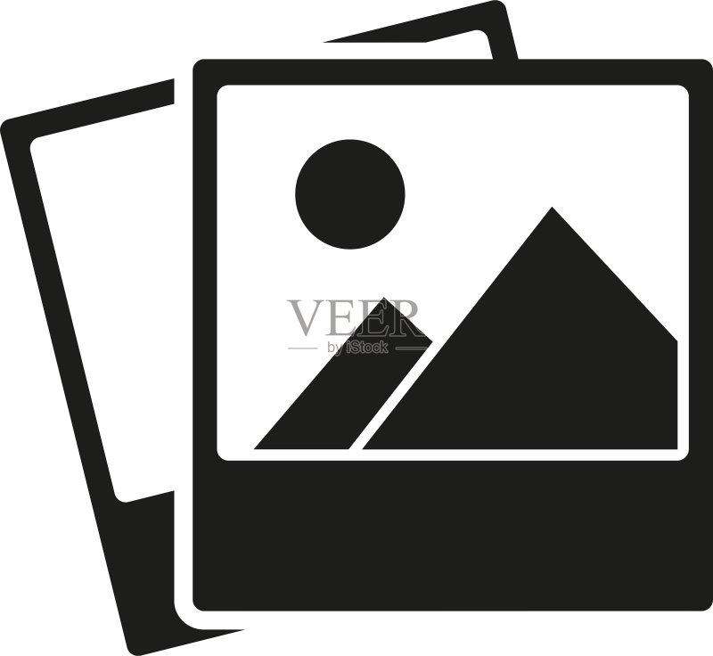 照片图标，图像与快照图标素材