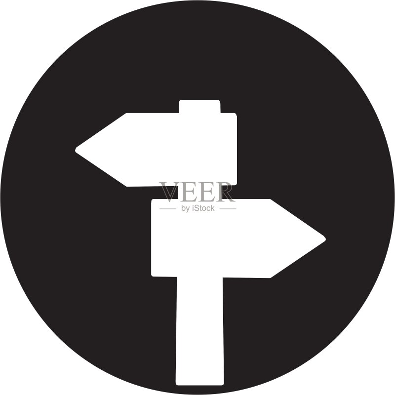 空白路标图标图标素材