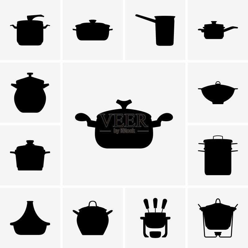 平底锅图标素材