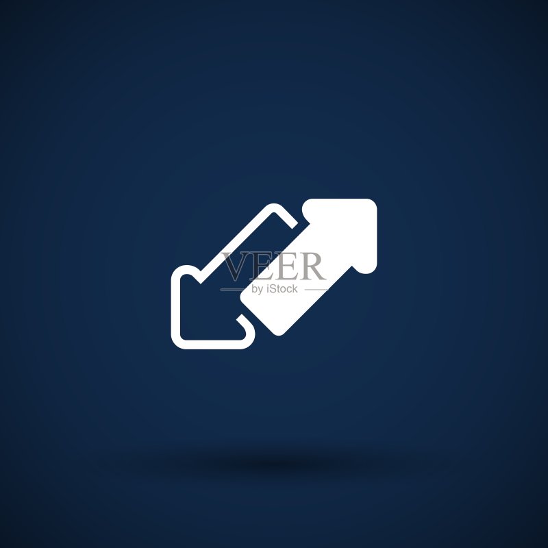 双向箭头无缝网页图标素材