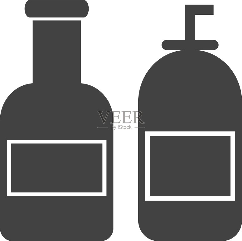 奶油瓶图标素材