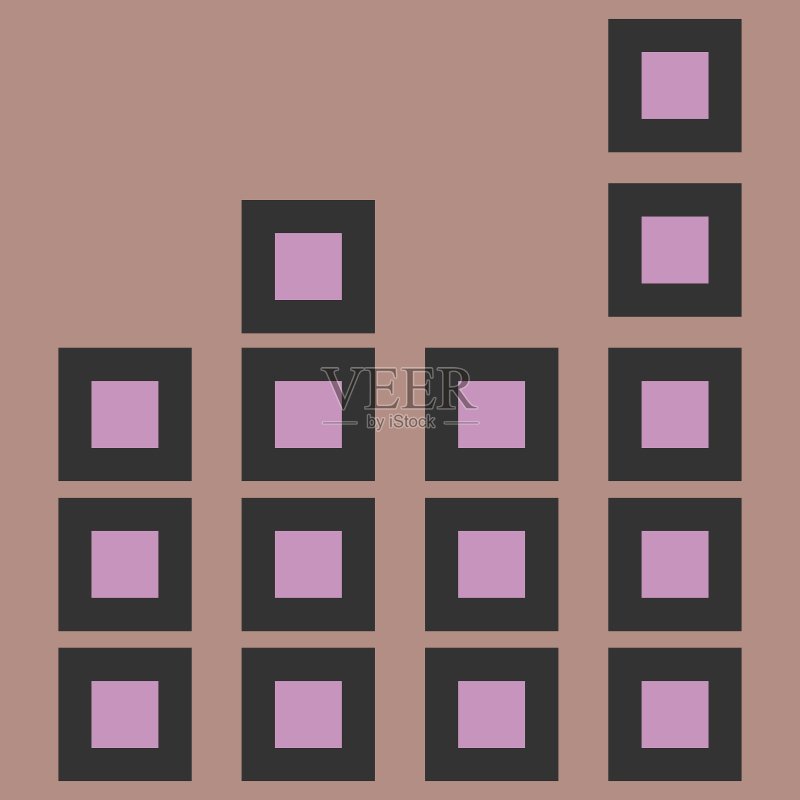 堆叠条形图图标素材