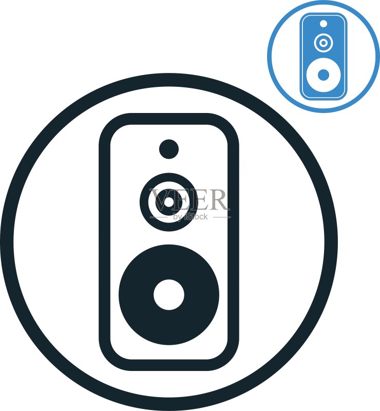 音频扬声器图标图标素材