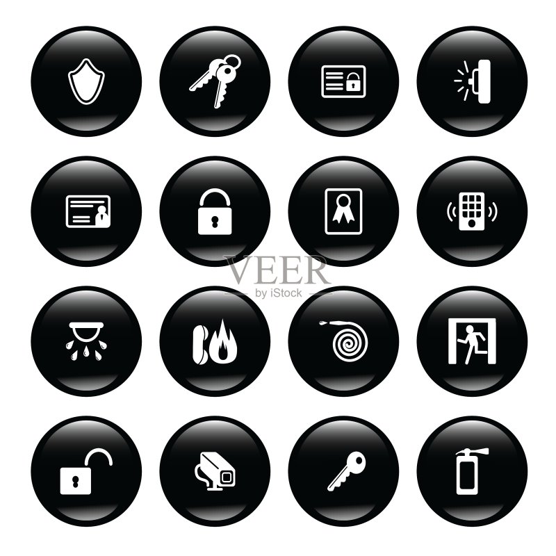安全图标图标素材