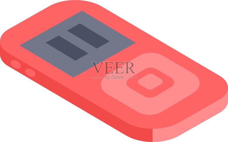 2.5D音乐播放器3D图标图标素材