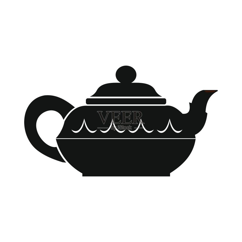中式茶壶图标图标素材