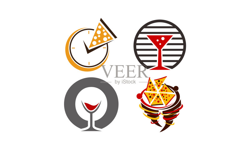 餐厅模版合集图标素材