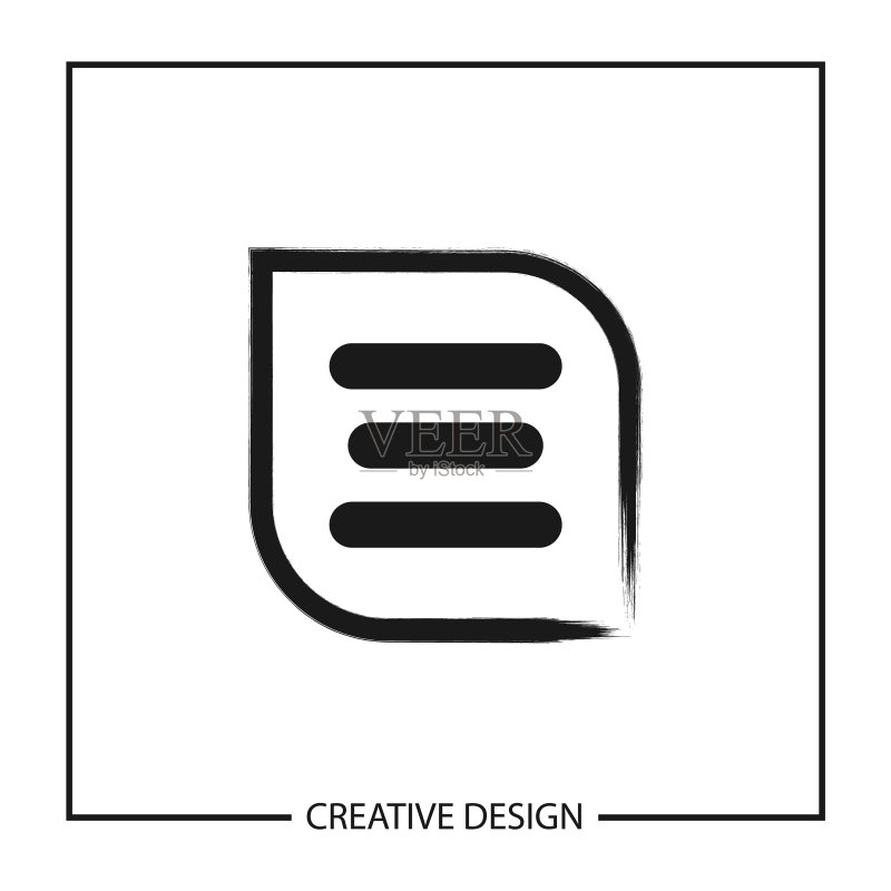 字母E logo模板设计图标素材
