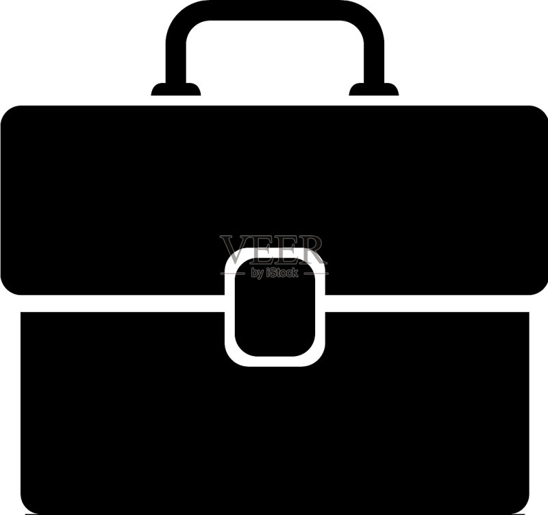 扁平风格公文包图标图标素材