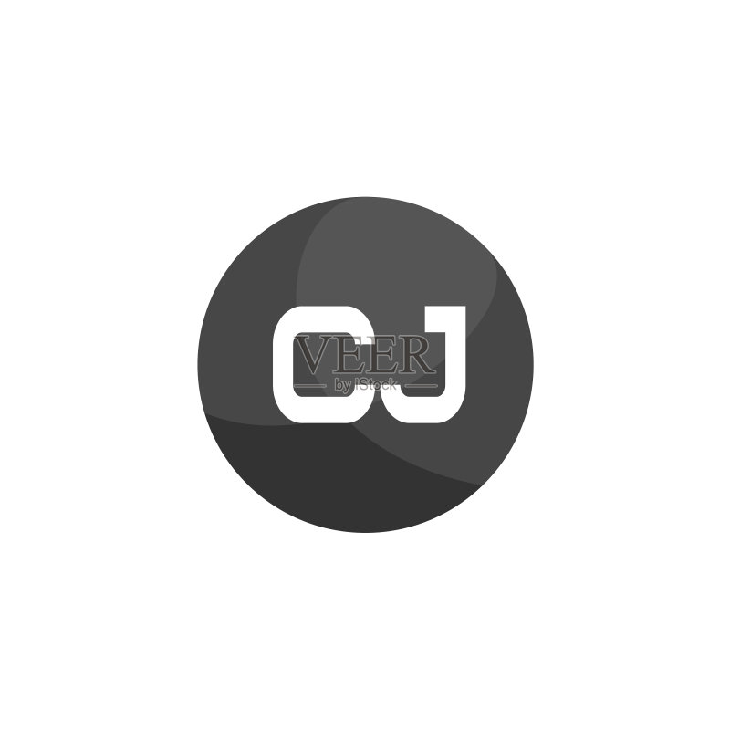字母CJ Logo模板设计图标素材