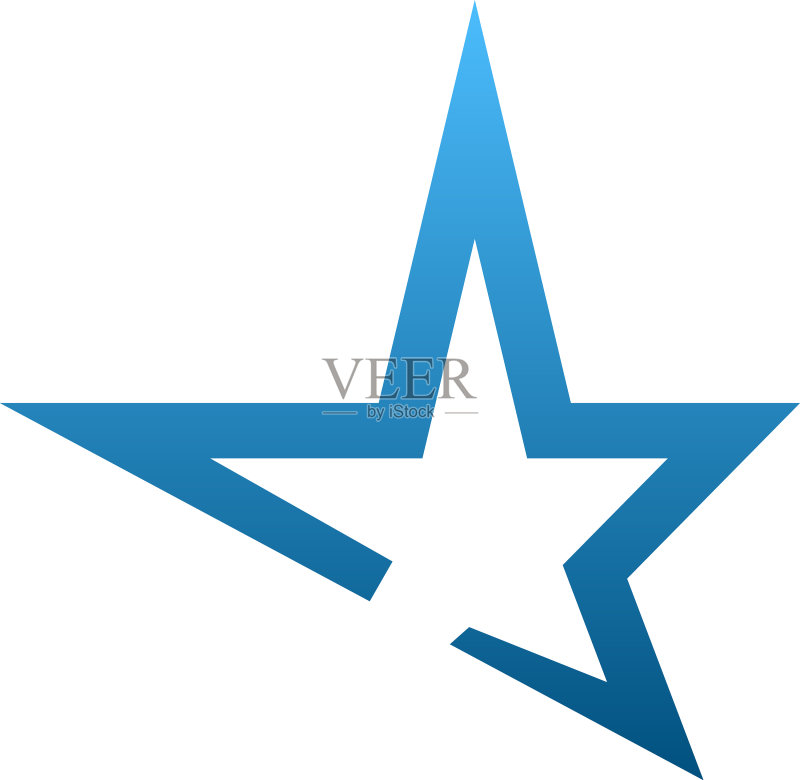 星星标志图标设计模板图标素材