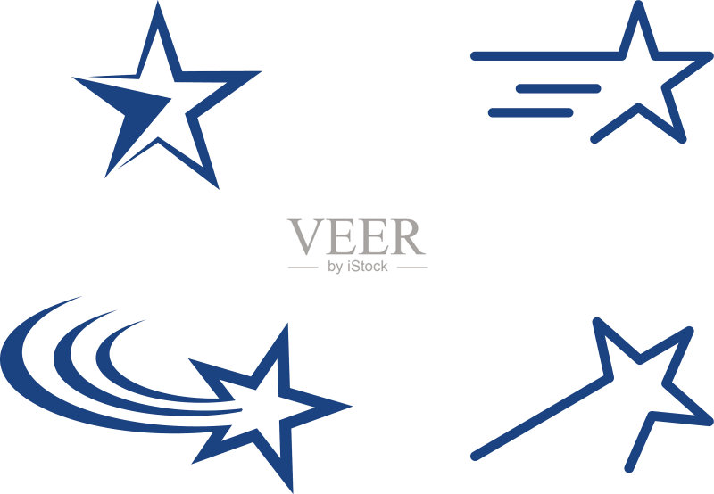 星标志模板图标素材