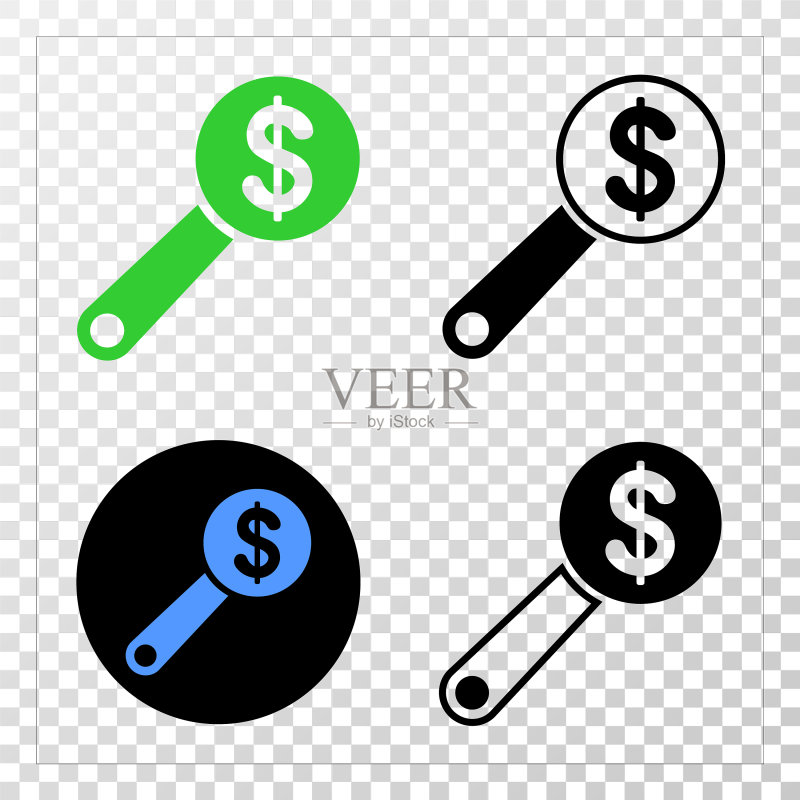 财务审计与每股收益图标图标素材