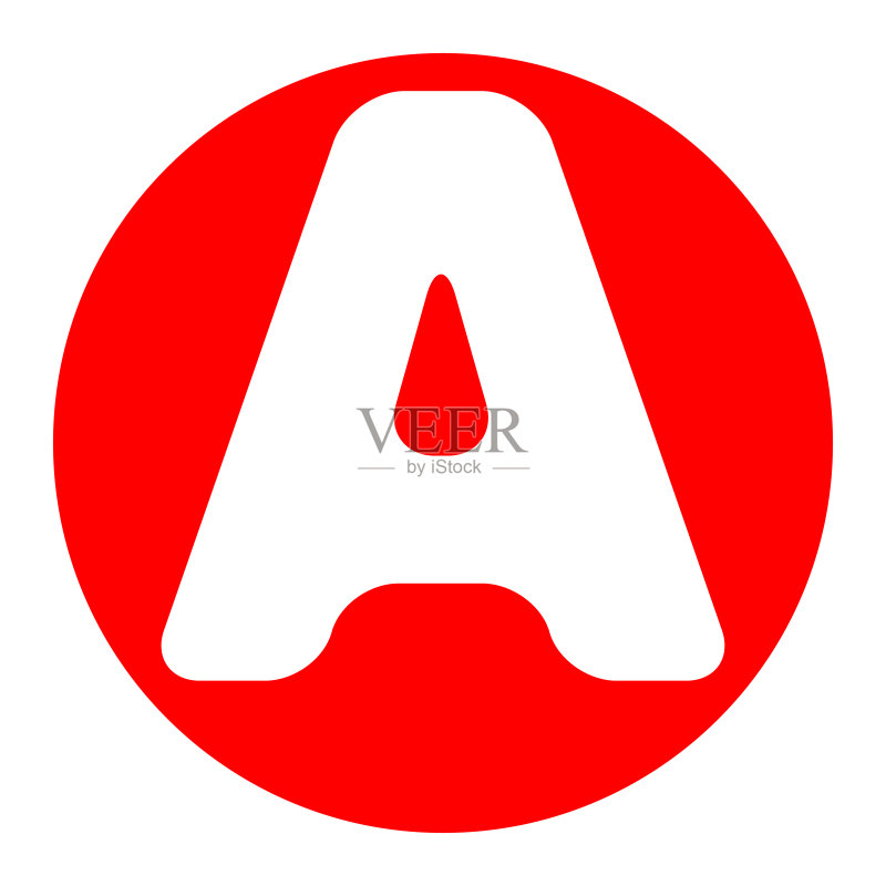 字母A标志设计模板元素图标素材