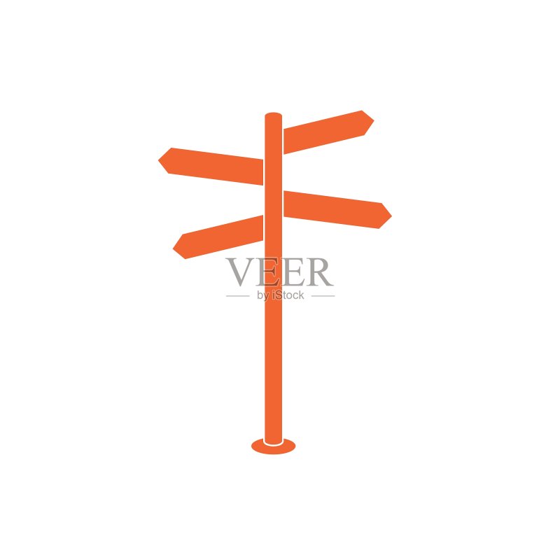 路标图标图标素材