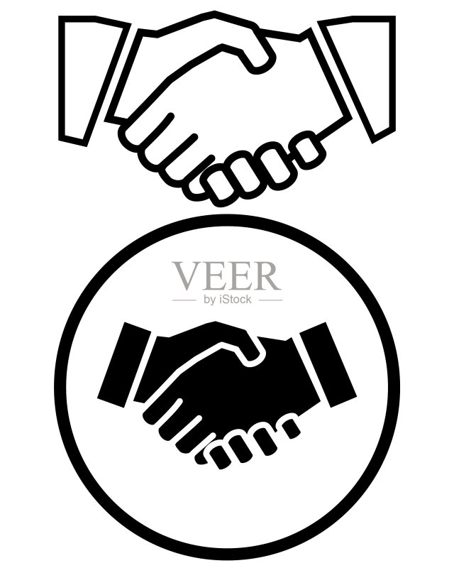 商务握手图标图标素材