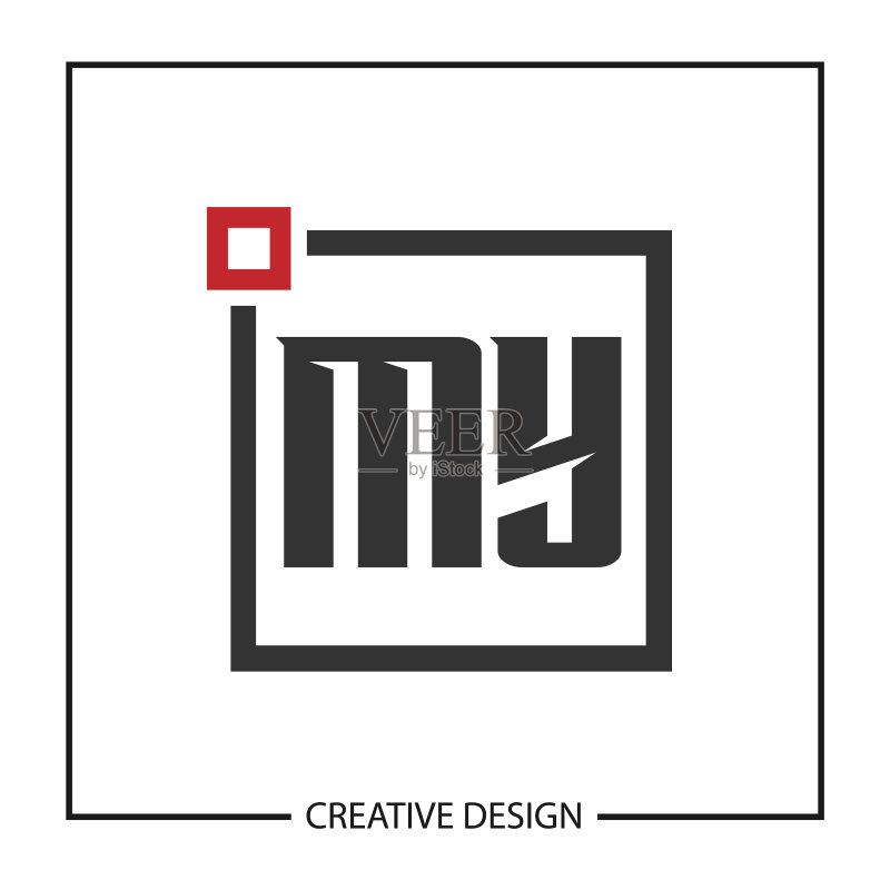 字母MY标志模板设计图标素材