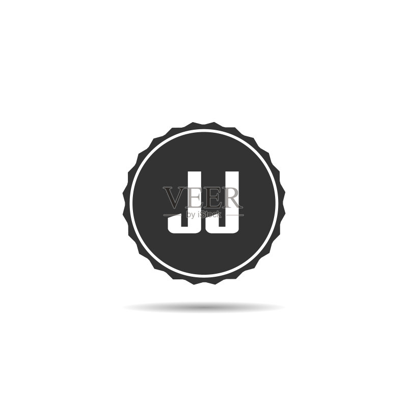字母JJ Logo模板设计图标素材