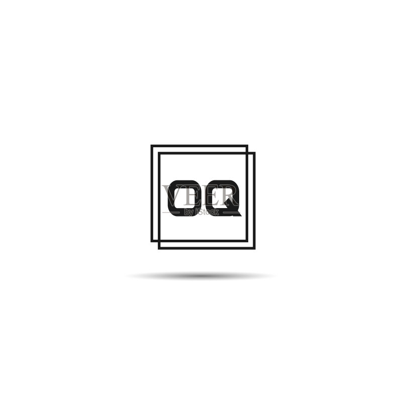 字母OQ logo模板设计图标素材