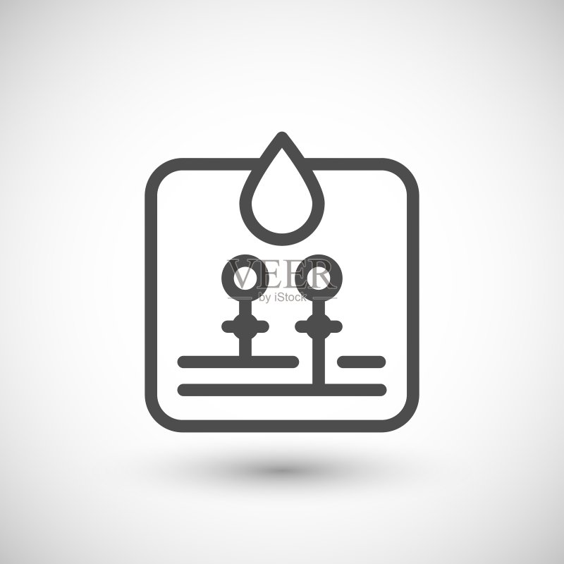 供水管线图标图标素材