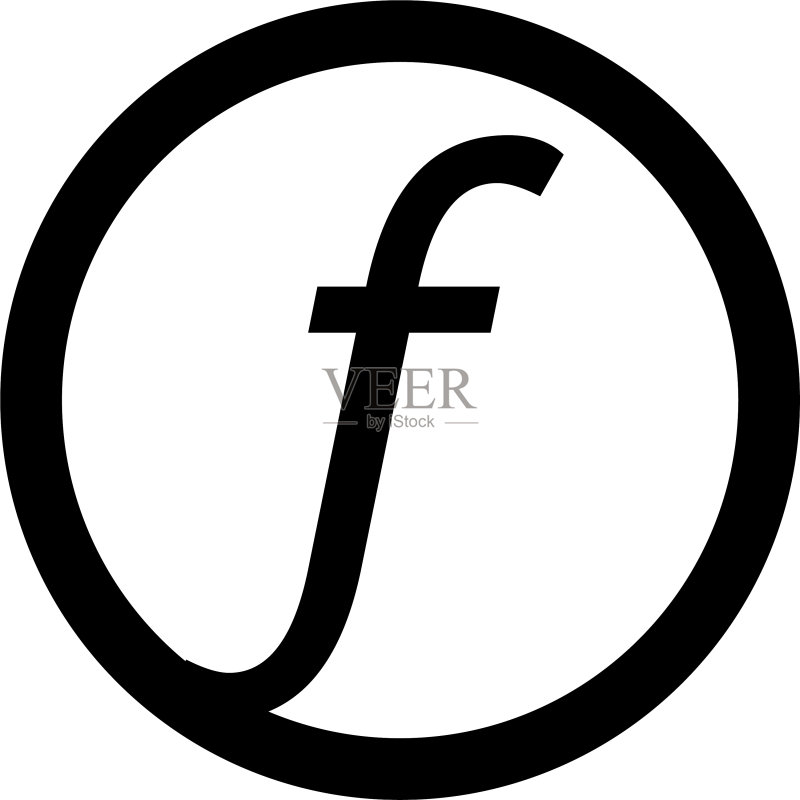 基础字体字母F图标设计图标素材