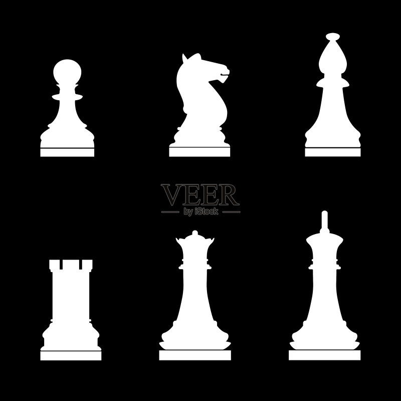 国际象棋棋子图标图标素材