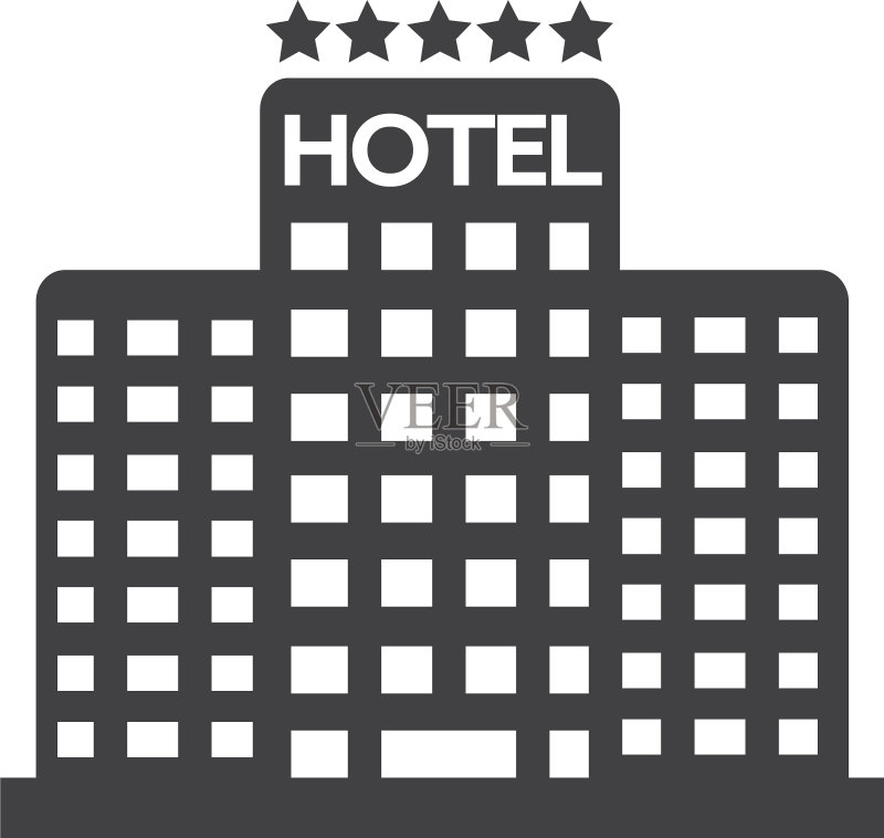 五星级酒店图标图标素材