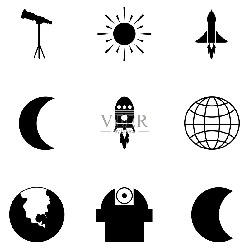 太空图标合集图标素材