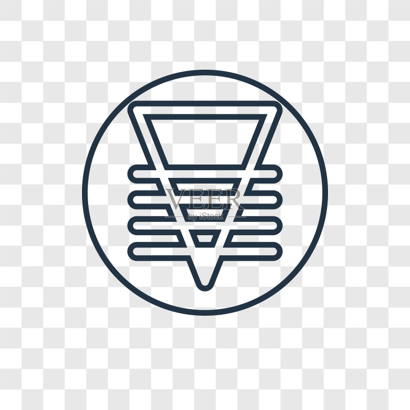 皂石概念线性图标图标素材