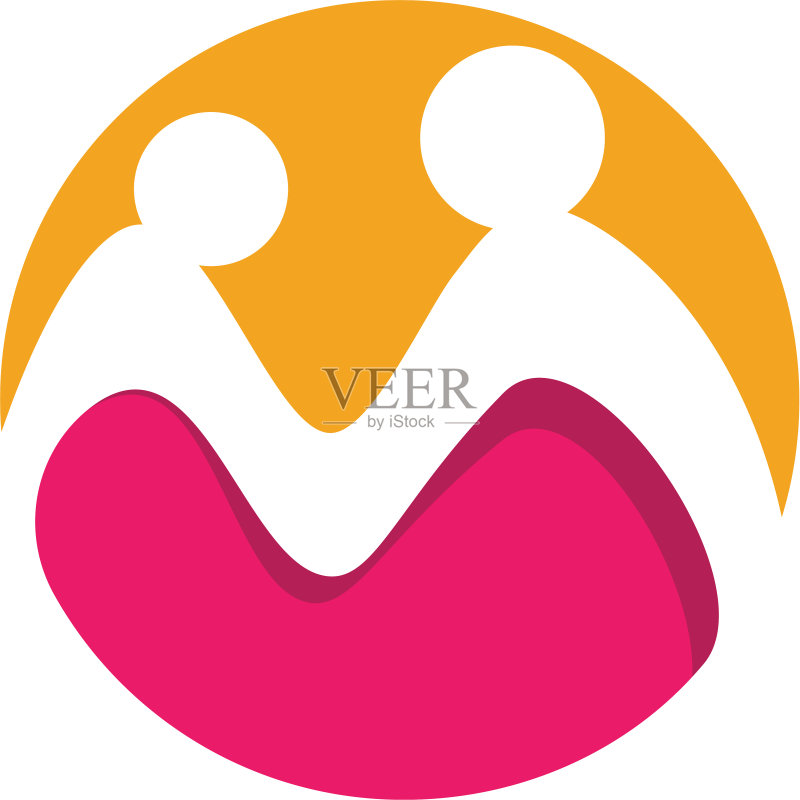 社区关怀logo模板图标图标素材