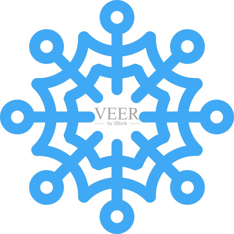 雪花图标素材