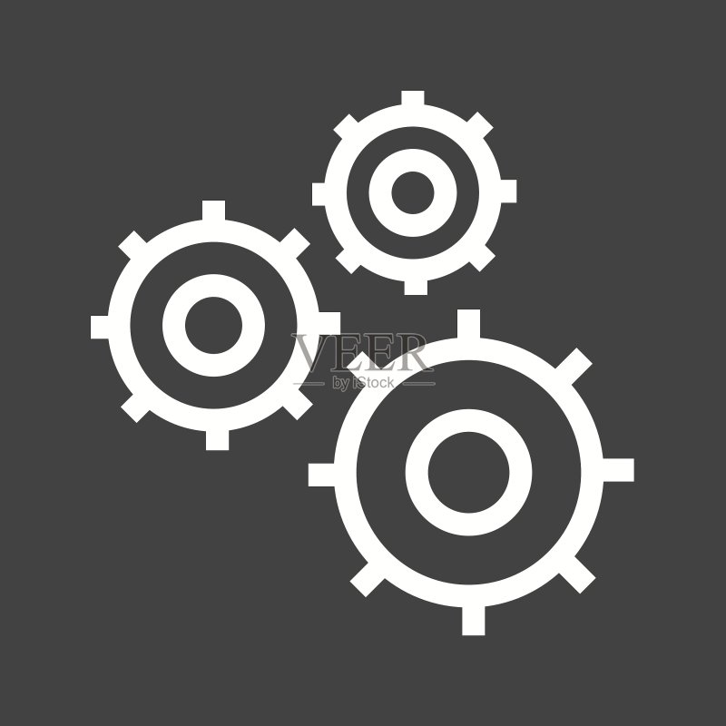 多个 cogwheels图标素材