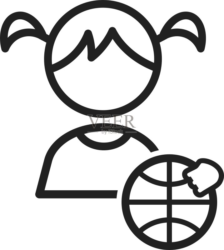 拿着球图标素材
