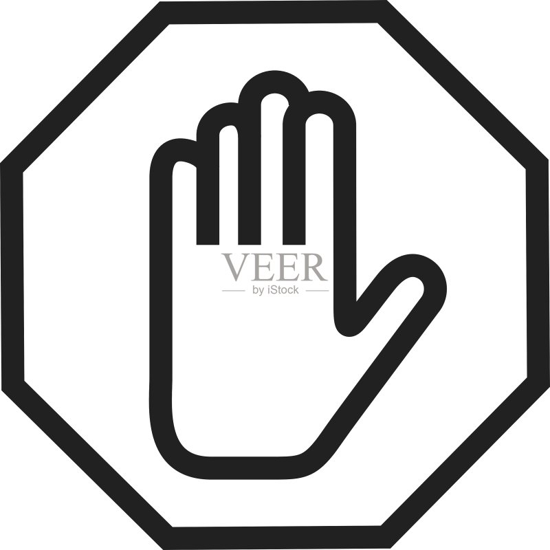停止图标素材