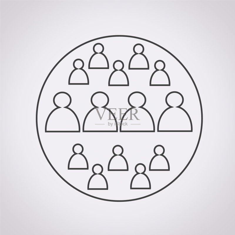 人群图标图标素材