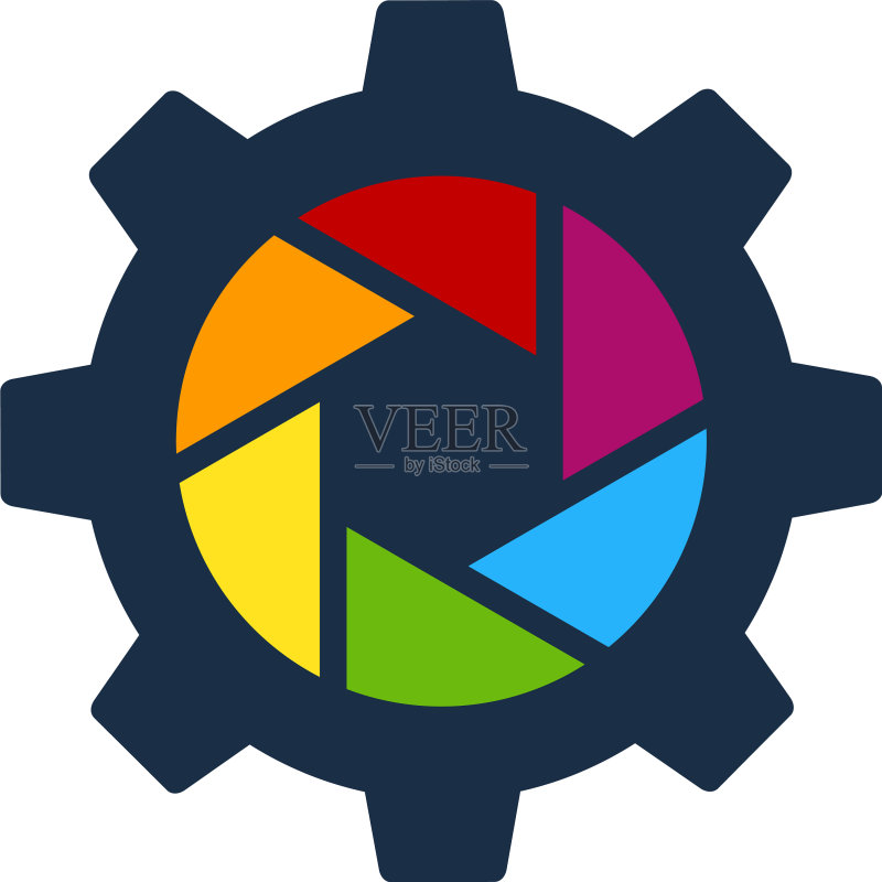 车轮相机Logo图标设计图标素材