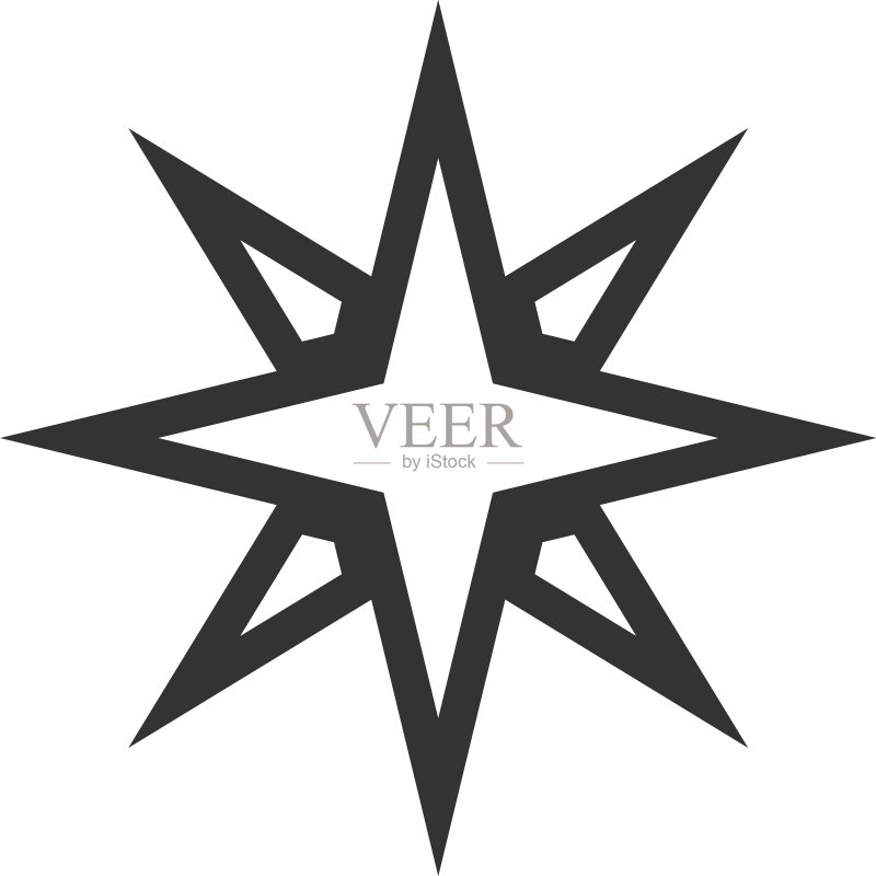 罗盘图标设计模板图标素材