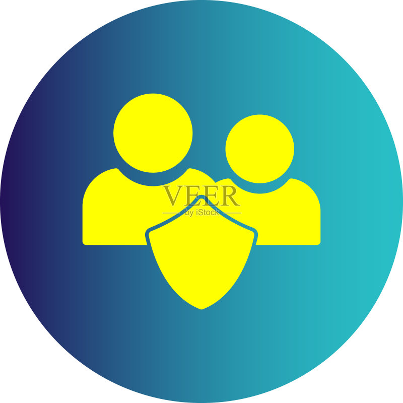 GDPR安全团队图标图标素材