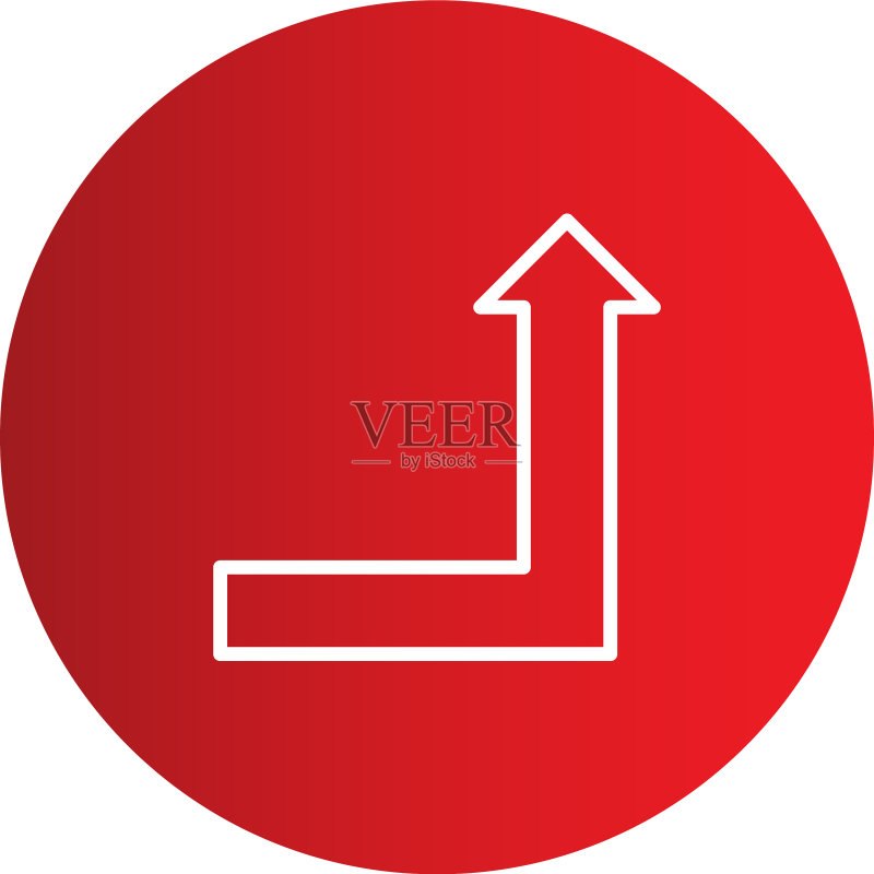 向上箭头图标图标素材