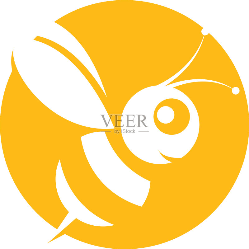 蜜蜂logo模板图标图标素材