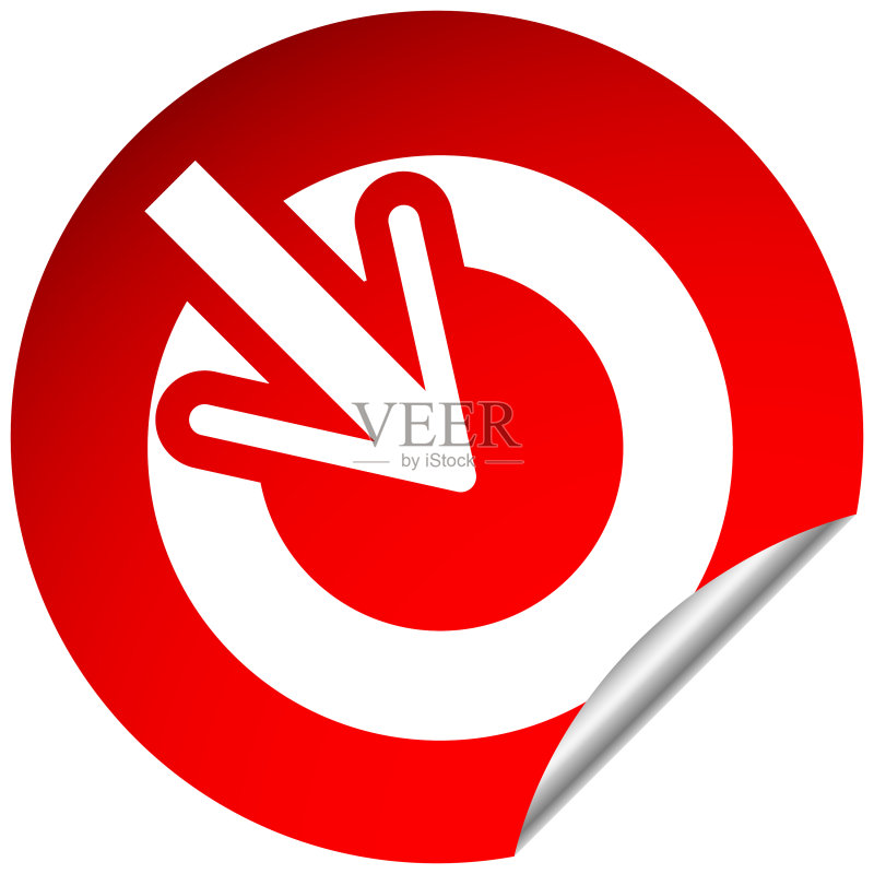 定位精度对齐概念图标光标图标素材
