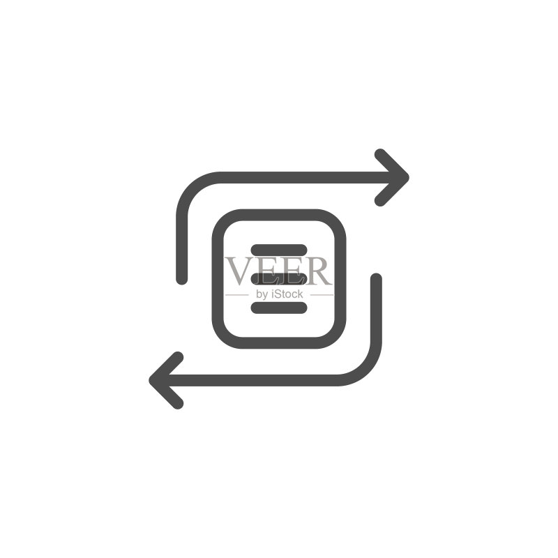 兑换线性图标图标素材