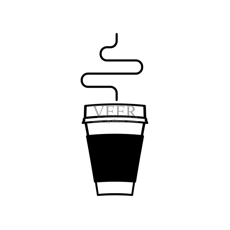 热咖啡杯图标图标素材