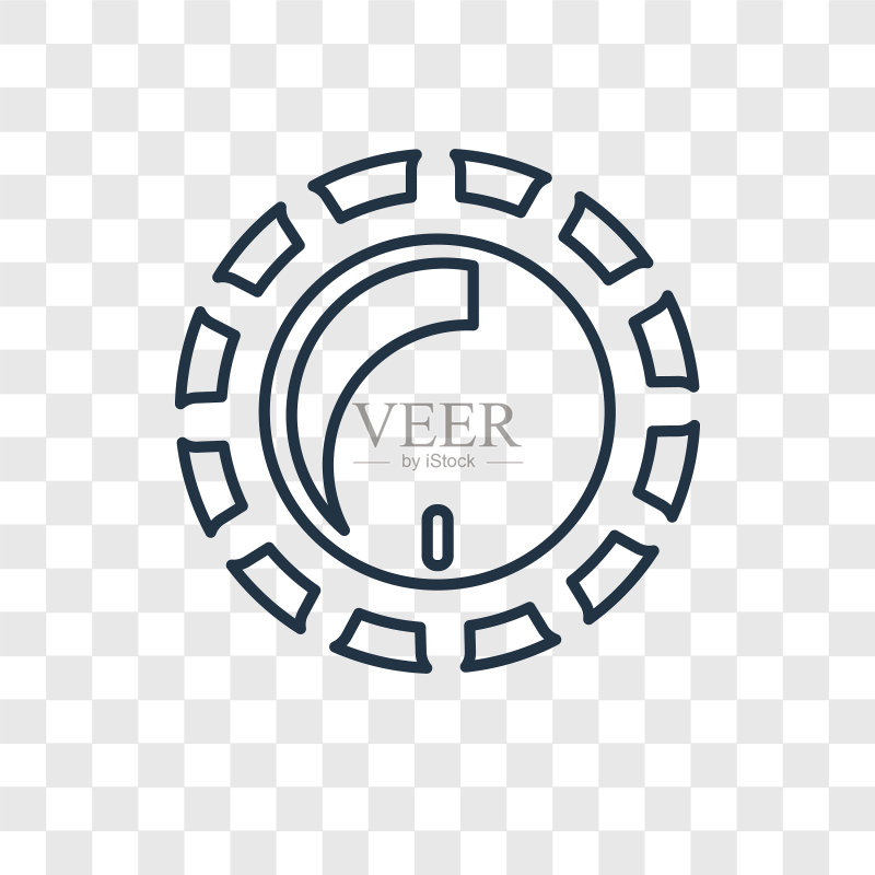 调光器概念线性隔离图标图标素材