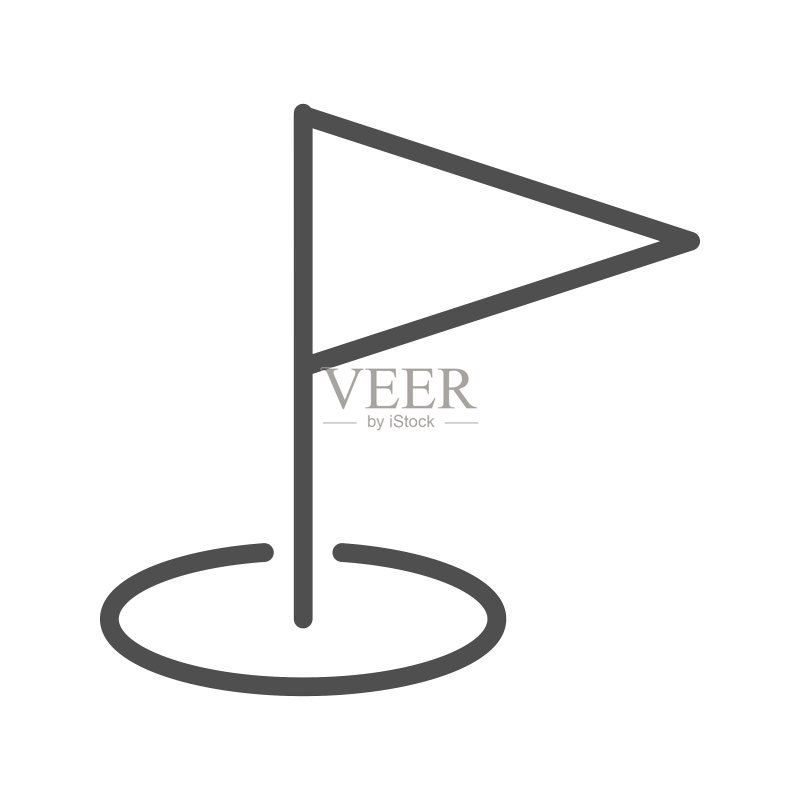 目的地线条图标图标素材